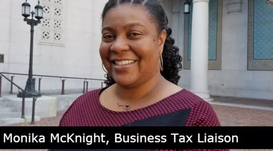 Monika Mcknight, Business Tax Liaison